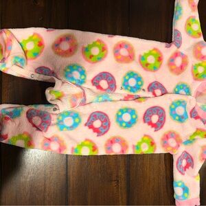 Baby Gear Pink Donut Patterned One Piece